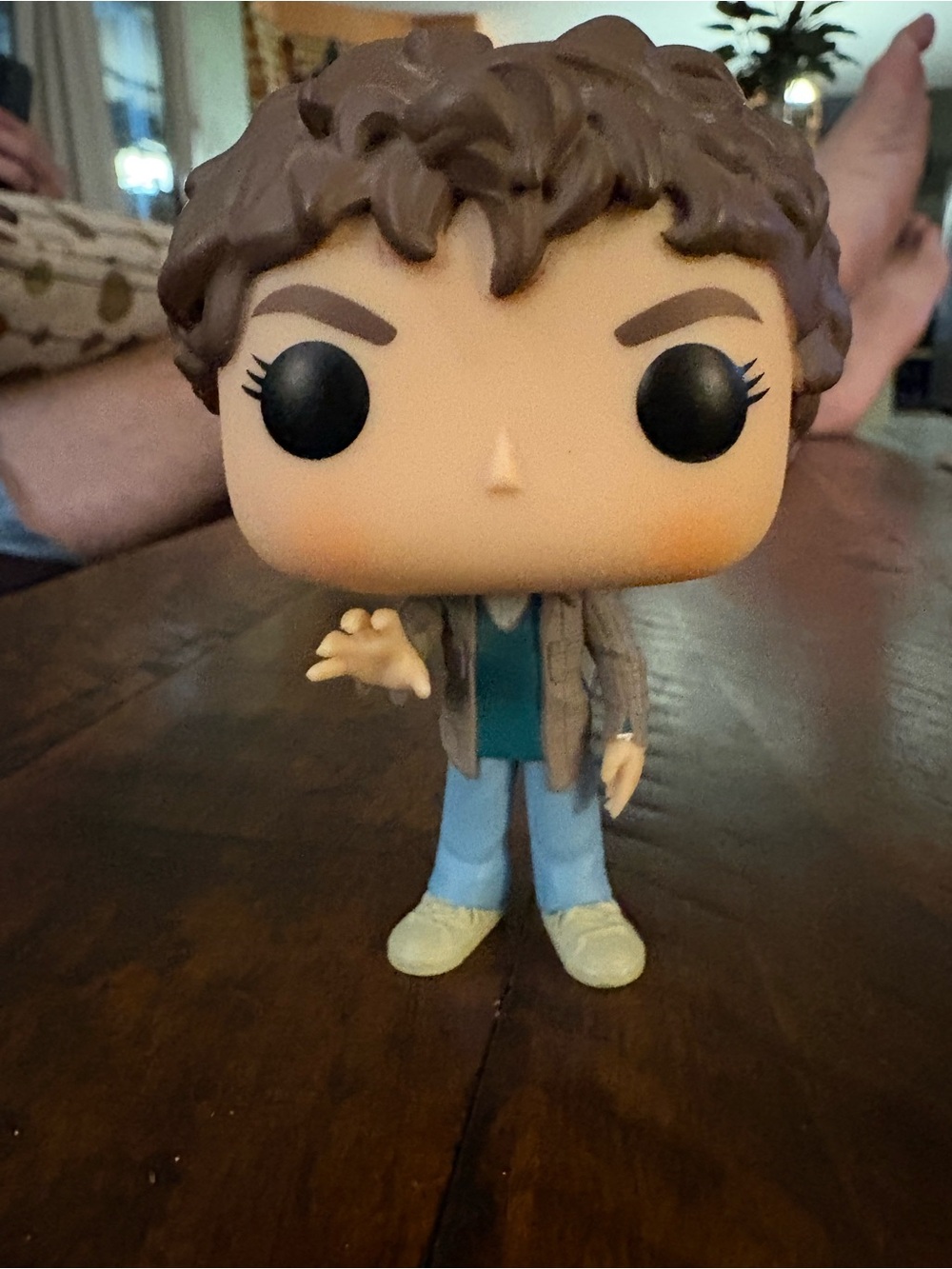 Funko Pop! Eleven from Stranger Things Brown Hair Jacket Blue Pants Figure